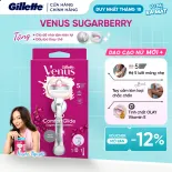 Dao Cạo Cho Nữ/Lưỡi Dao Cạo GILLETTE VENUS Comfortgilde Hương Olay Sugarberry Với Dải Bôi Trơn- Hộp 1 Cán 2 Lưỡi Dao