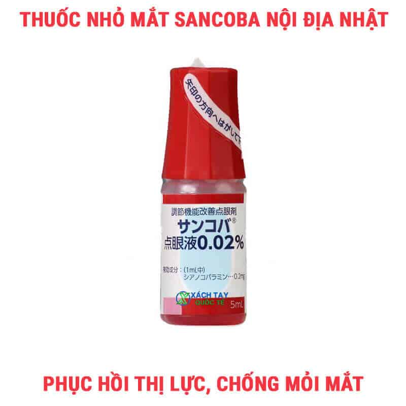 Nhỏ mắt chống cận Sancoba của Nhật