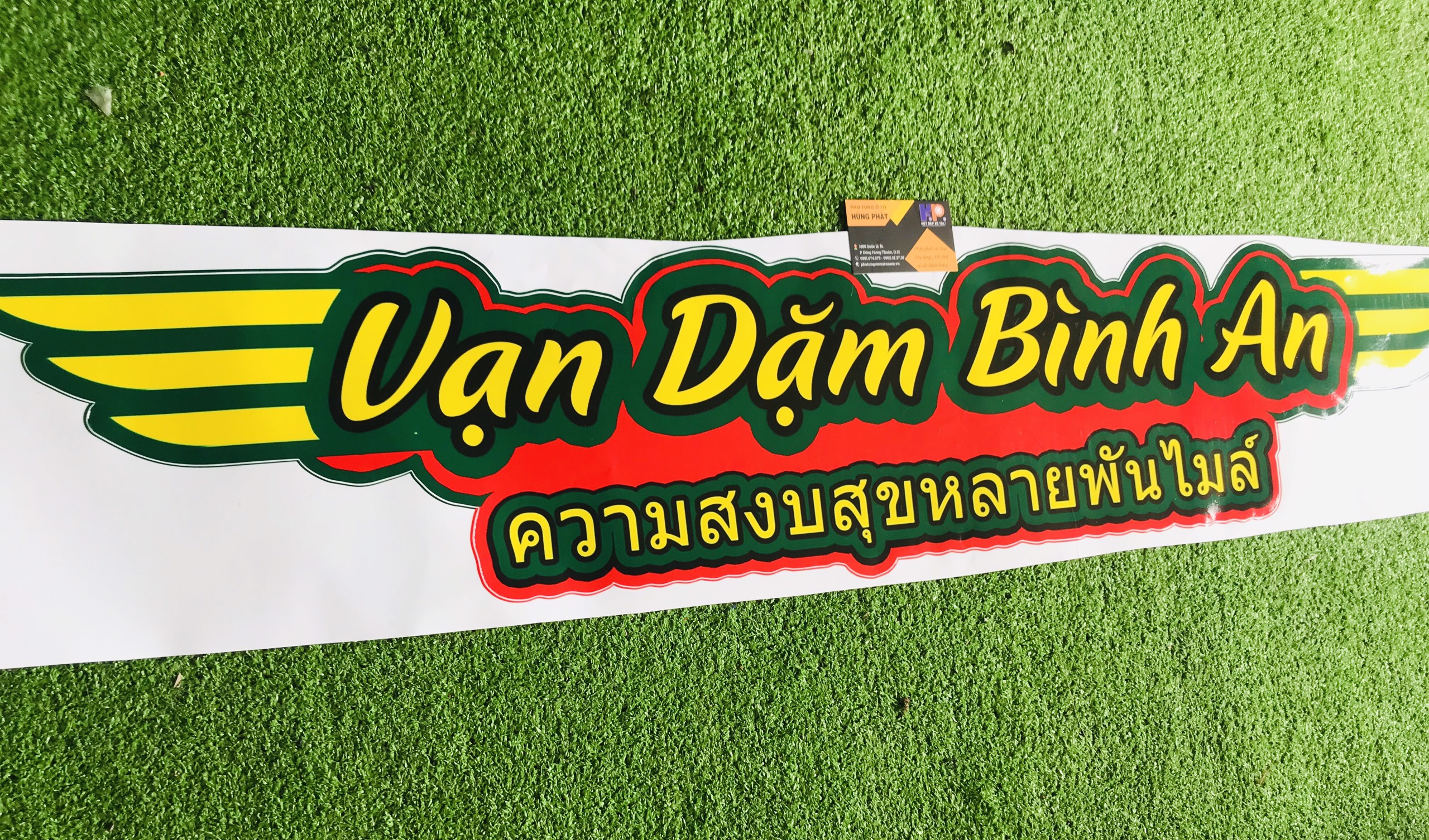 Tem Xe Tải Vạn Dặm Bình An Kiểu Thái Độc Lạ