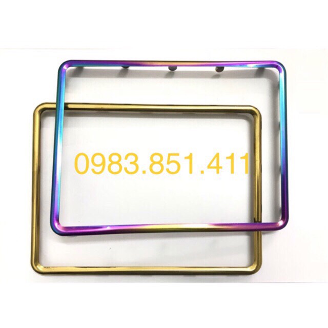 [HCM]KHUNG VIỀN BIỂN SỐ 7 MÀU GẮN TẤT CẢ CÁC DÒNG XE MÁY