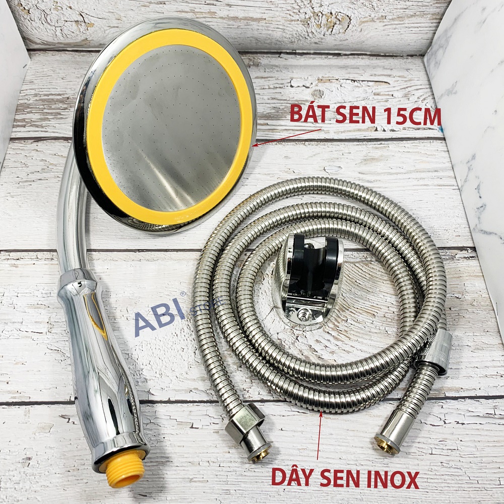Vòi Hoa Sen Tăng Áp, Tay Sen ( Bát Sen Tăng Áp Lực Nước Phun Mưa ) Và Dây Sen Giá Rẻ Tặng Cài Sen