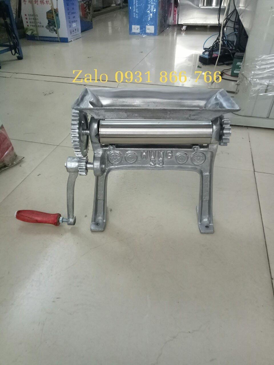 Máy Cán Khô Mực Loại Trục Cán Dài bằng tay