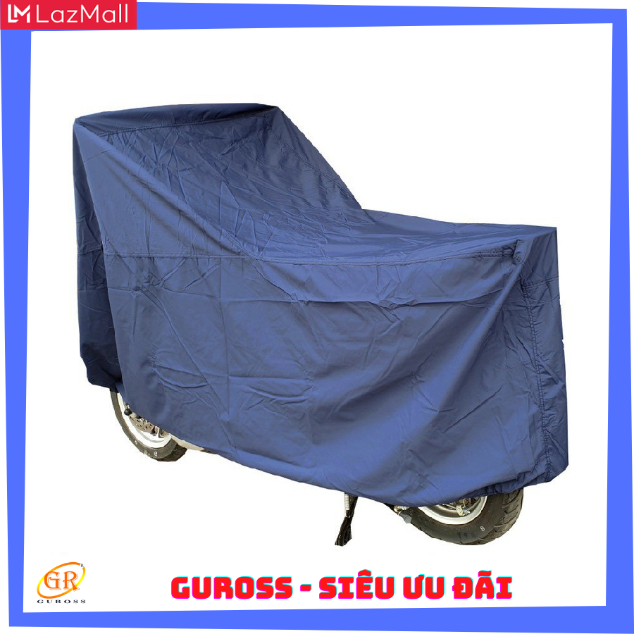 ( LOẠI XỊN ) Bạt Phủ Xe Máy Vải Bạt Dù Nặng Ký, Áo Trùm Xe Máy Chất Lượng Tốt, Chống Mưa Nắng, Bụi Bẩn, Vải Dù Chống Thấm Tuyệt Đối – Guross