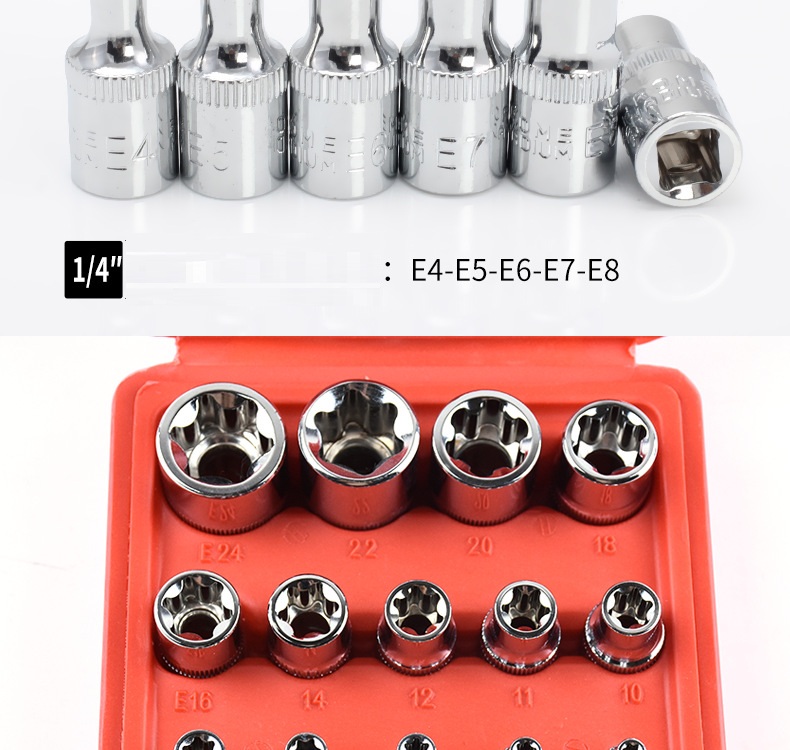 Bộ khẩu e 14 chi tiết