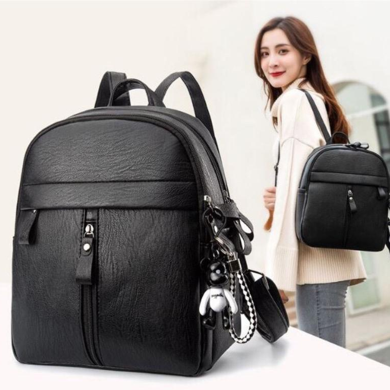 Ba lô da nữ Hàn Quốc kiểu dáng siêu cute BL905 TẶNG móc treo