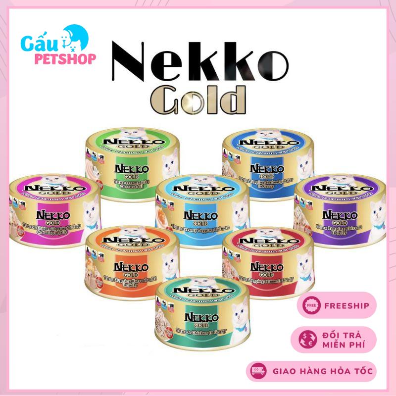 - pate mèo nekko gold lon 85g