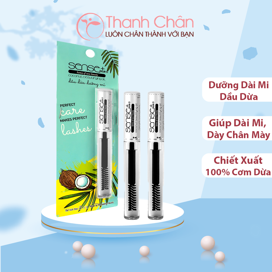 [HCM]Dưỡng mi dầu dừa Sense Plus (8ml)