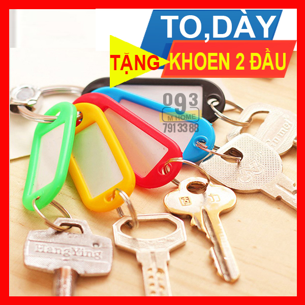Combo 20 Thẻ Đánh Dấu Chìa Khóa