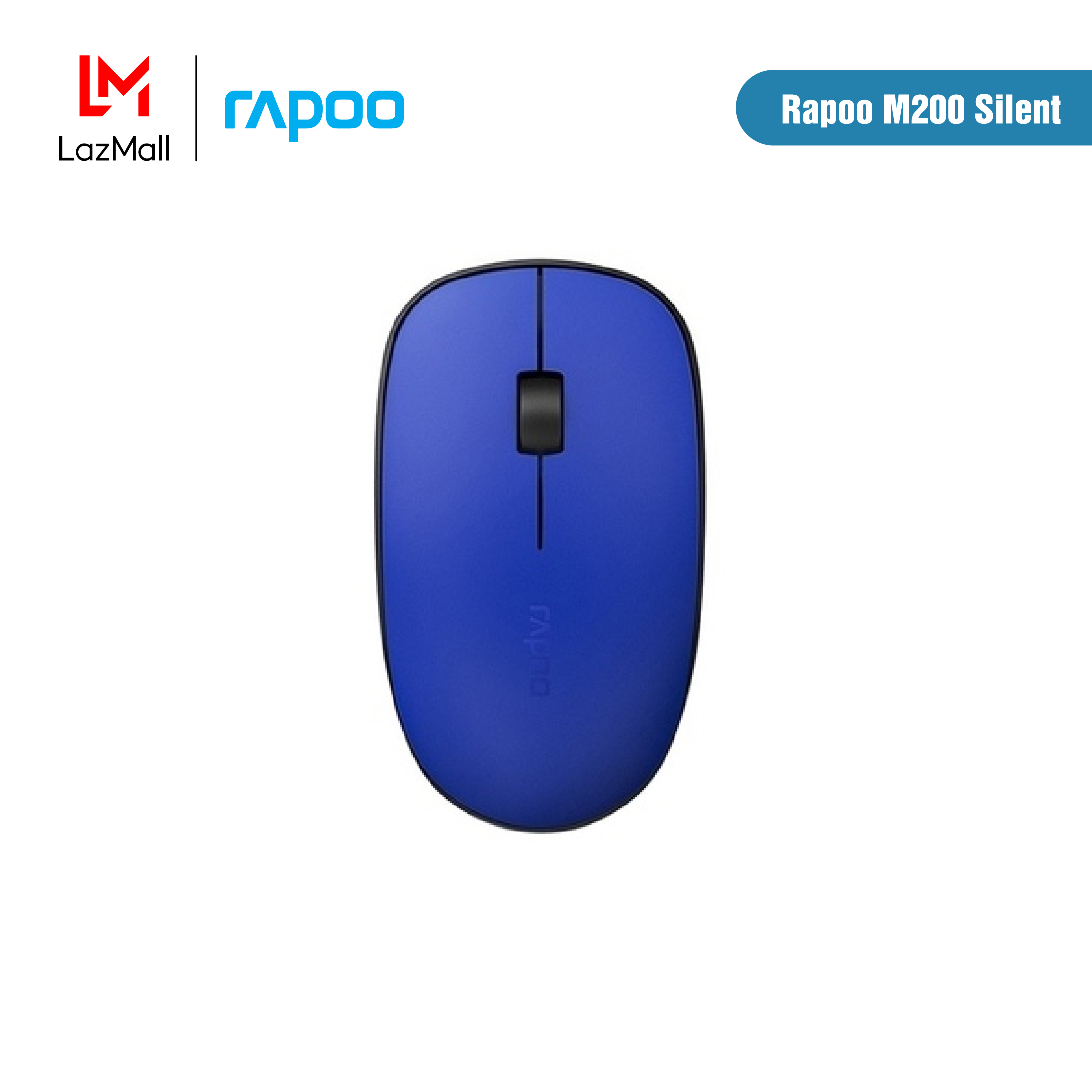 Chuột bluetooth rapoo m200 silent 1300dpi xanh - hàng chính hãng