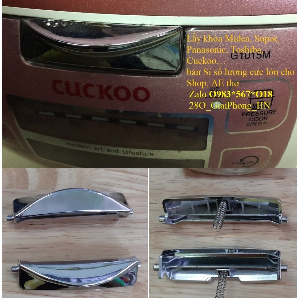 Lẫy nồi cơm điện CUCKOO - linh kiện gioăng roăng zon áp suất điện tử Cuckoo