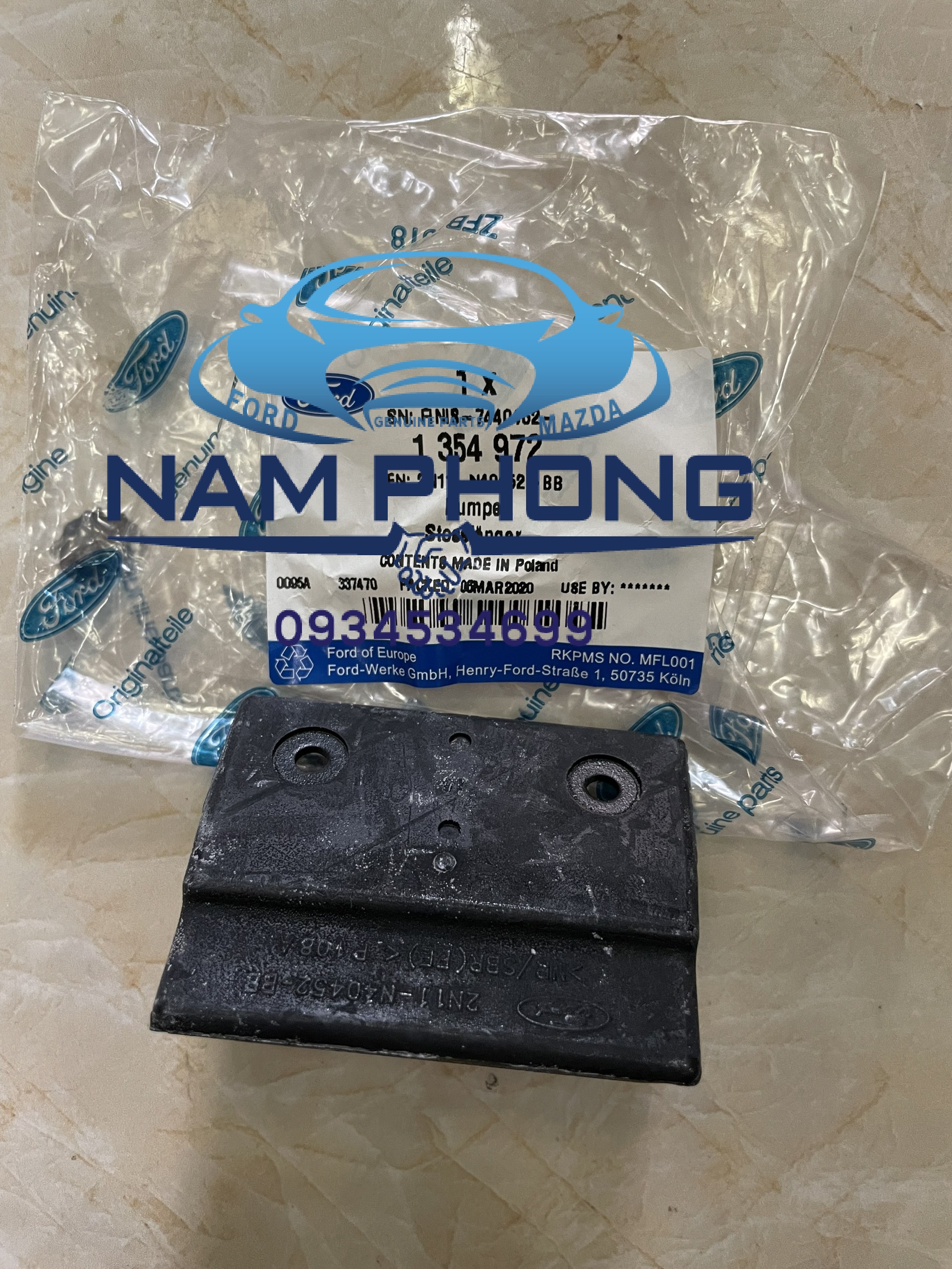 Cao su giảm chấn cửa hậu focus hatchback 2005-2012 - 2n11n40452bb