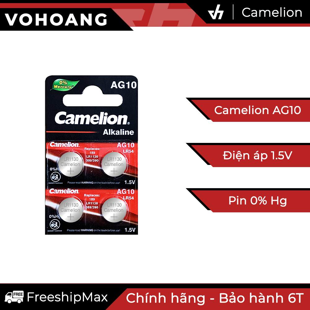 HCM4 pin Camelion Alkaline AG10 - Pin gắn máy tính đồng hồ đồ chơi ...