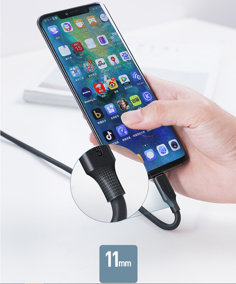 Cáp sạc nhanh 2 đầu USB type C 3.1 hỗ trợ PD100W, dòng 5A, tốc độ truyền dữ liệu 10Gpbs, độ phân giải 4K 60HZ Video Output dài 1m UGREEN US266 50232 Cáp sạc nhanh 2 đầu USB type C 3.1 hỗ trợ PD100W, dòng 5A, tốc độ truyền dữ liệu 10Gpbs, độ phân giải 4K 60HZ Video Output dài 1m UGREEN US266 50232