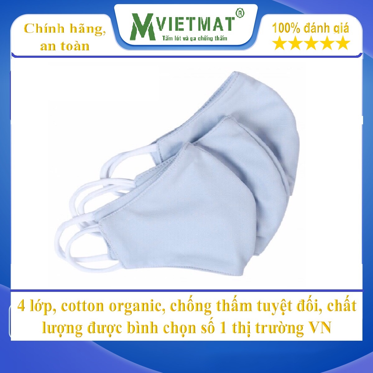 Combo 3 cái khẩu trang vải kháng khuẩn - Size trẻ em