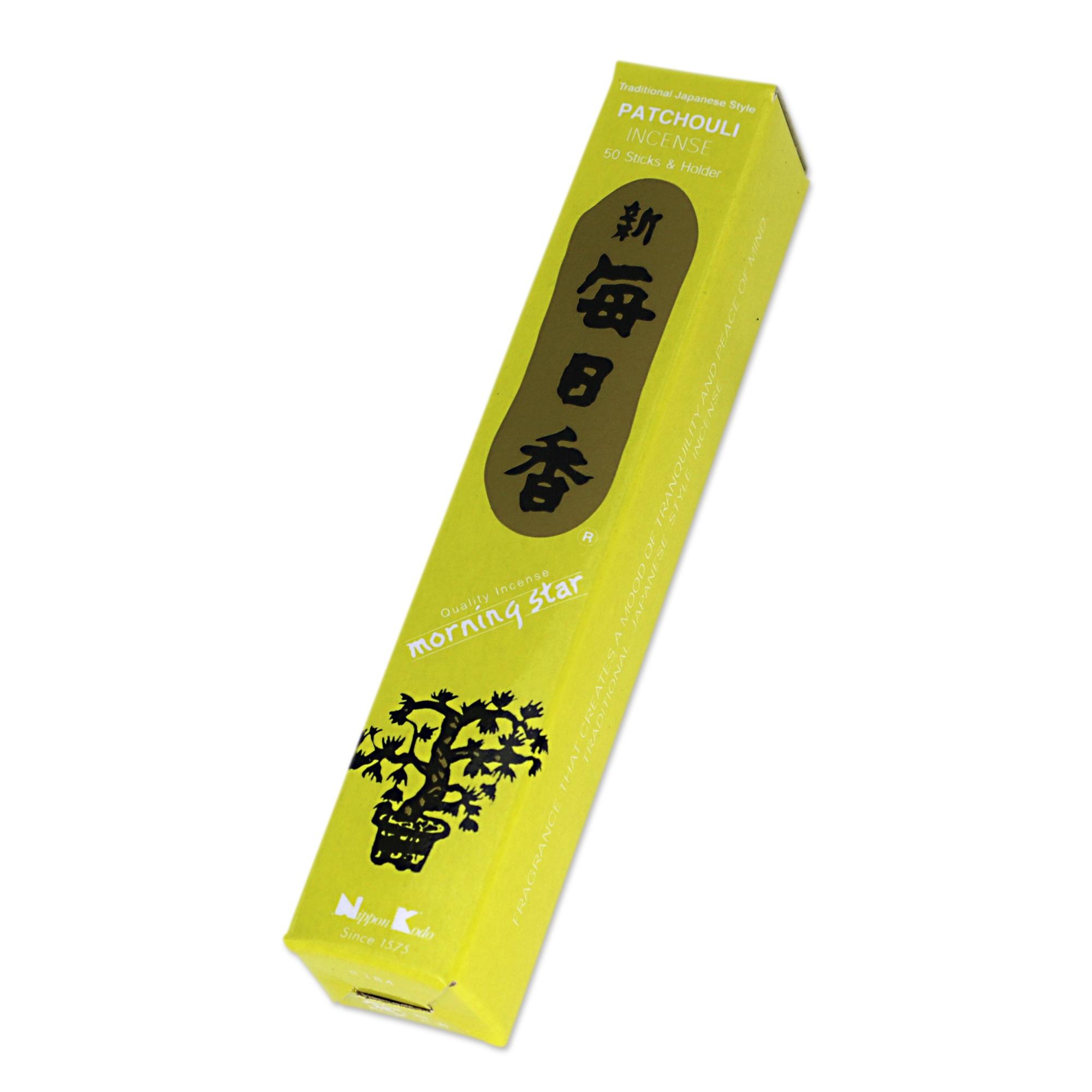 Nhang thơm Nhật Bản Morning Star (50 que) - Cây hoắc hương - Nippon Kodo