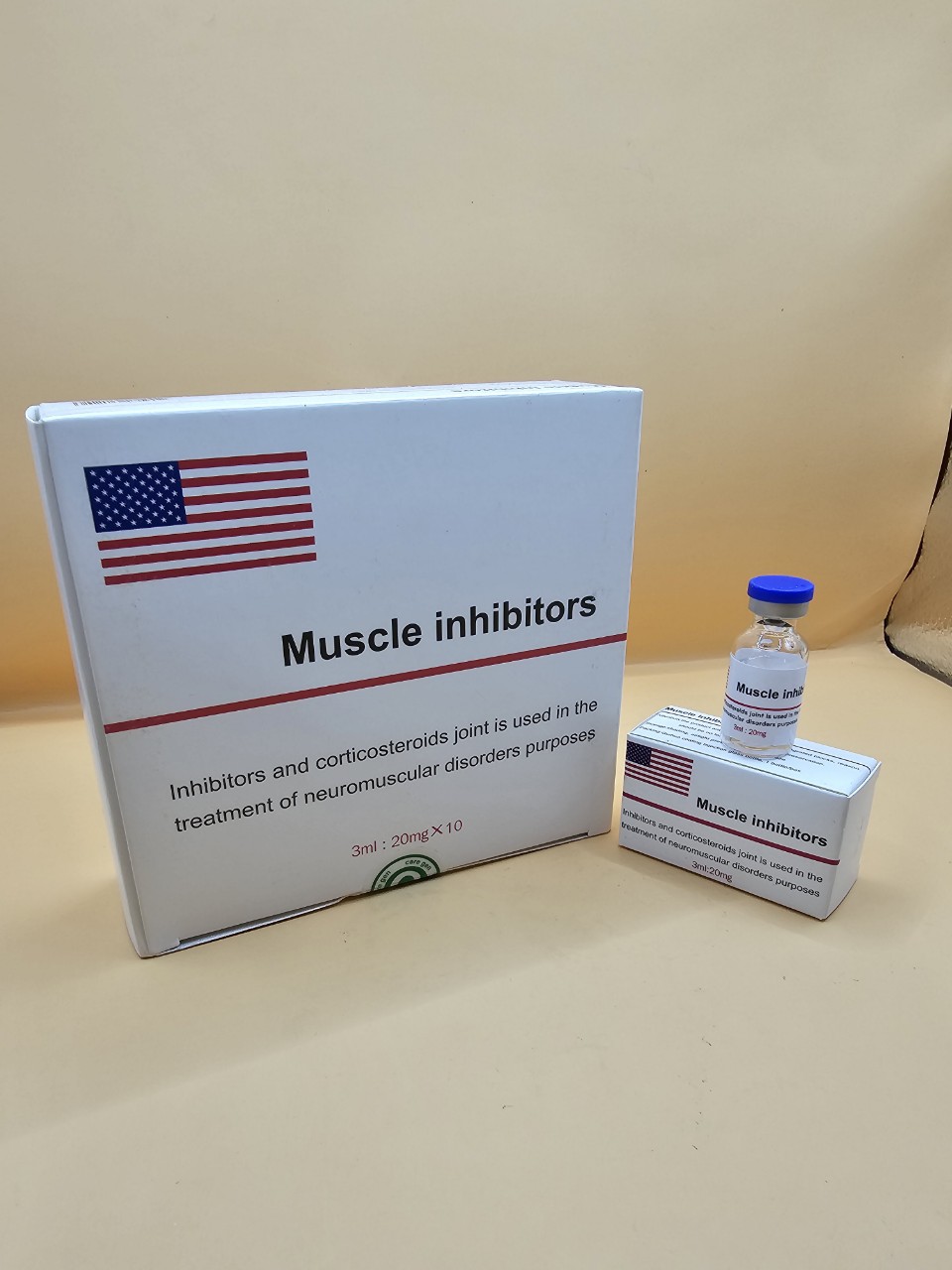 Kích tan mỡ, giảm cơ muscle inhibitors - 1 hộp 10 lọ 3ml
