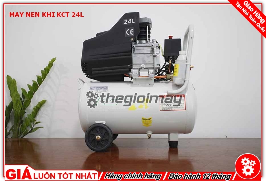 Máy nén khí trực tiếp kct 24L