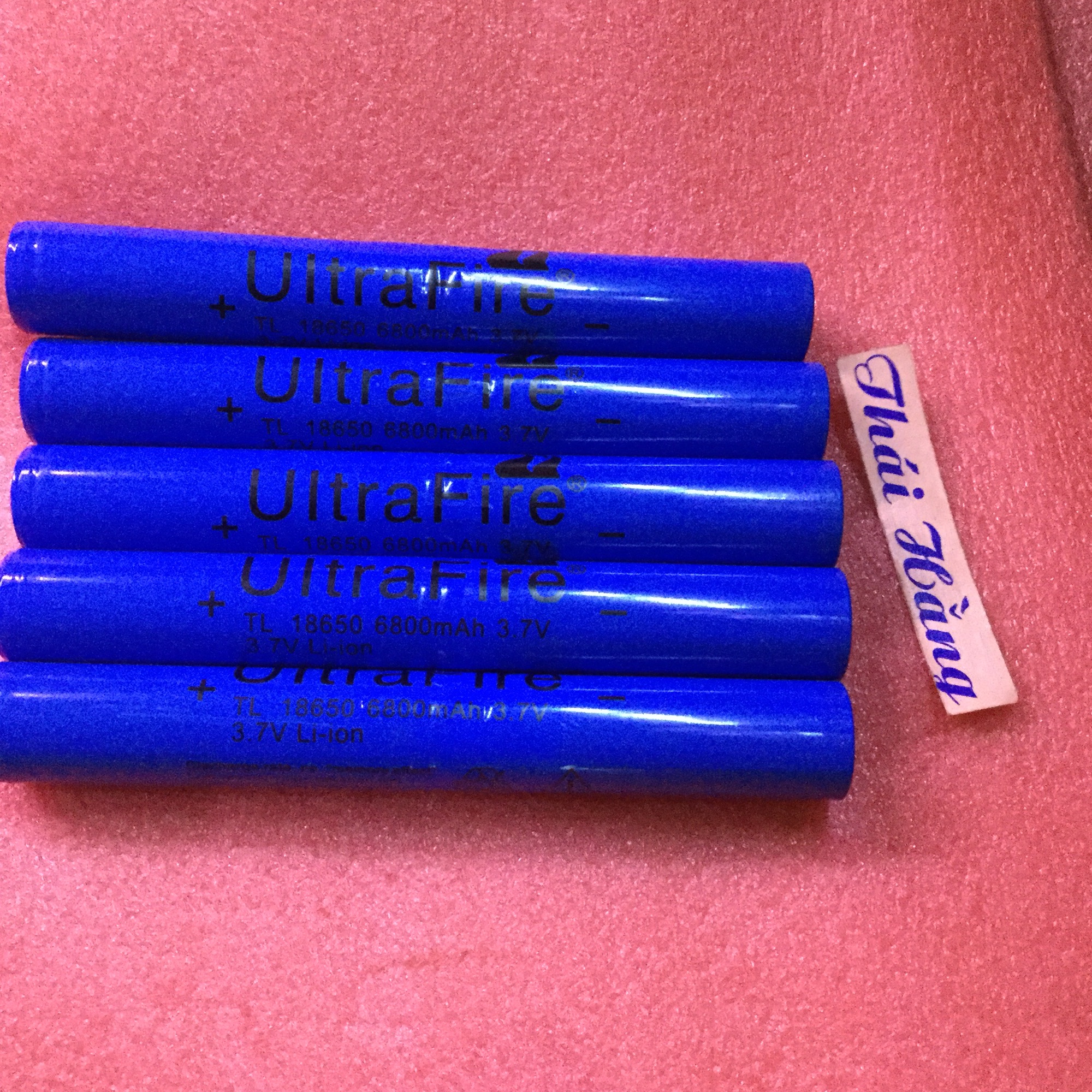 Pin 18650–6800 mah-3.7 v