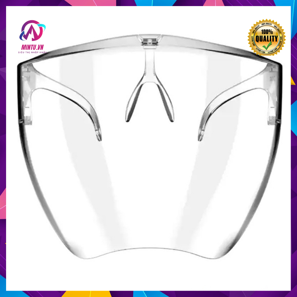 Mắt Kính Faceshield VN68 chống giọt bắn chống bụi bảo vệ mắt - Mặt Nạ Khẩu Trang Trong Suốt