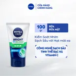 Sữa Rửa Mặt NIVEA MEN Bright Oil Clear Sạch Sâu Không Khô Da (100 g) - 88869/86569/88880