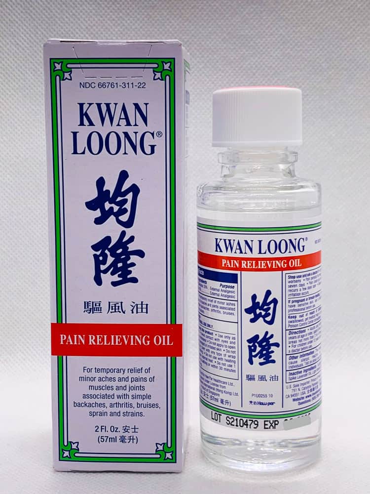 Dầu nóng trắng KWAN LOONG Pain Relieving OiL - 57ml _ Chuẩn USA