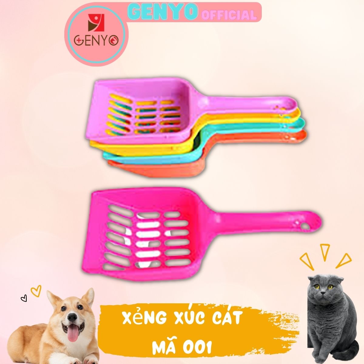 [HCM]Xẻng xúc cát mèo