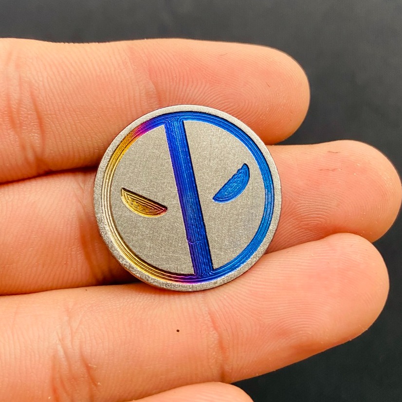 [HCM]TEM TITAN DEAL POOL LOGO TRÒN KÍCH THƯỚC 2cm LỘT KEO LÀ DÁN