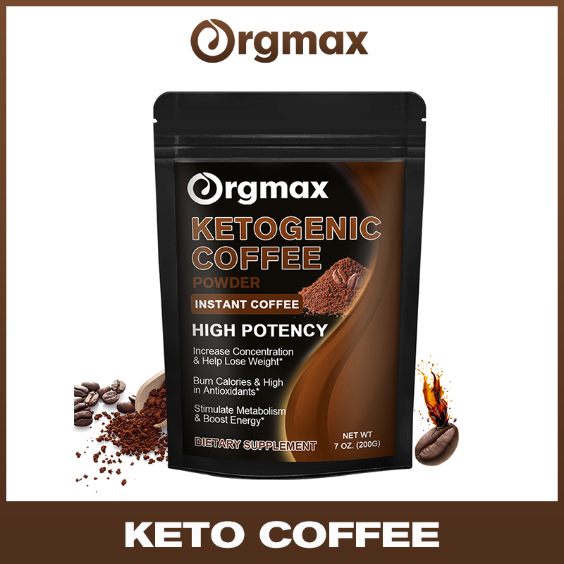 Orgmax Keto Coffee Powder Slimming Coffee Suppress Appetite Fat Burner Supplement Weight Loss Detox Drink Refreshing