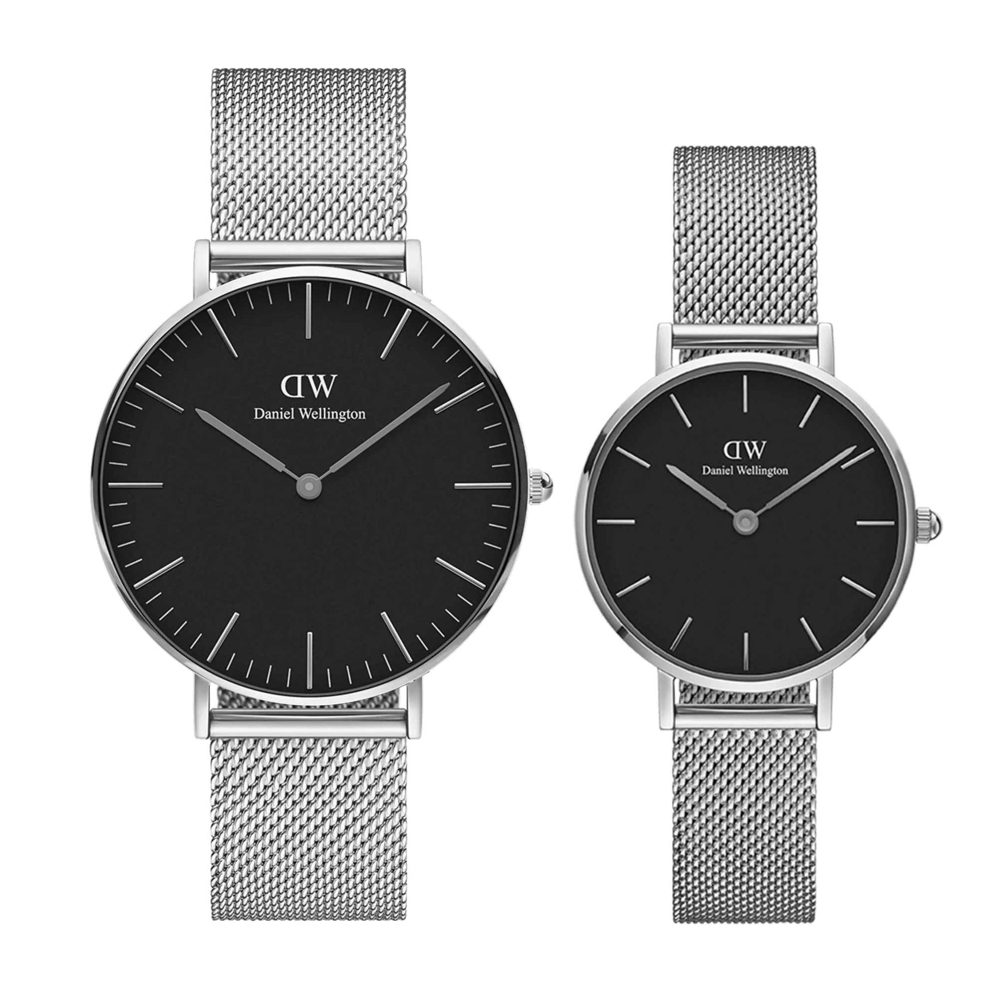 Đồng hồ đôi DW Petite Fullbox Kính Sapphire