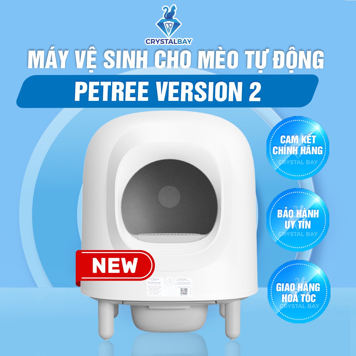 – petree 2 - máy vệ sinh tự động petree thế hệ mới