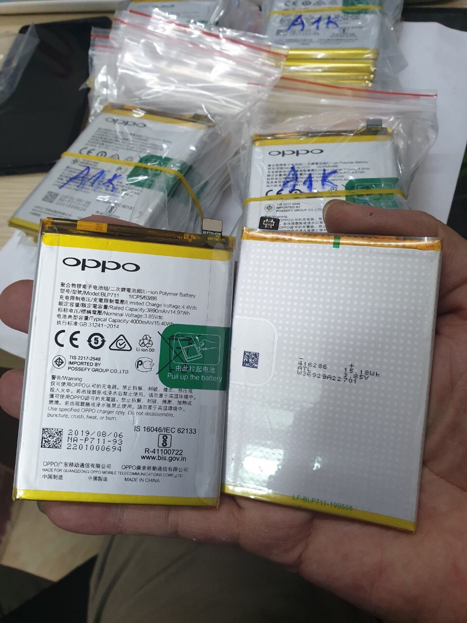 Pin dùng cho điện thoại oppo blp711 a1k