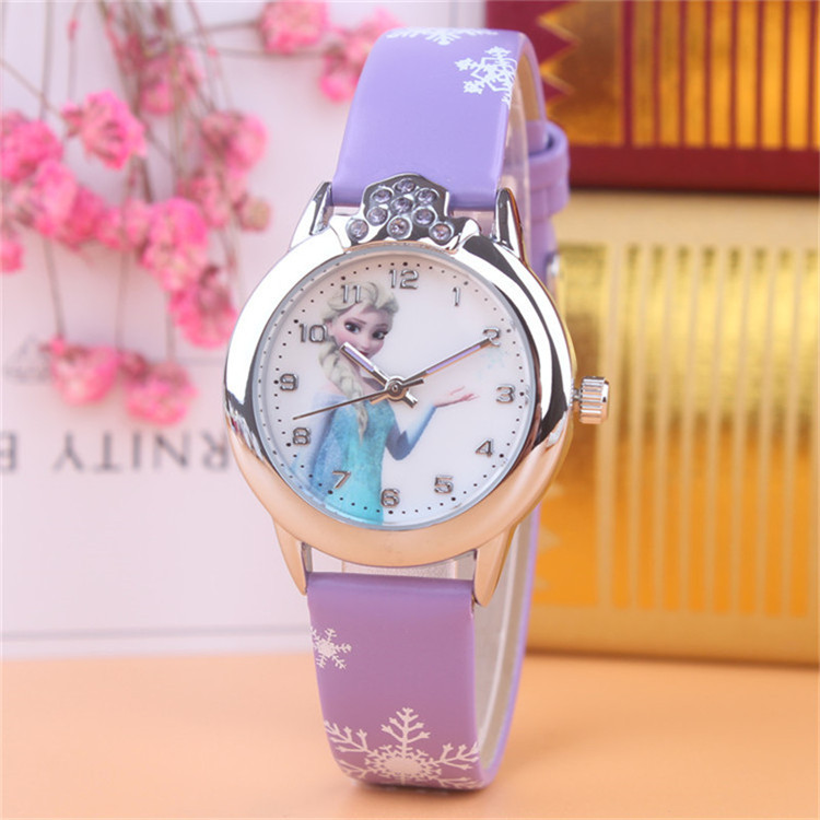 [HCM]Đồng Hồ Công Chúa Elsa Siêu Dễ Thương Cực Xinh  Cho Bé Gái DHELSA