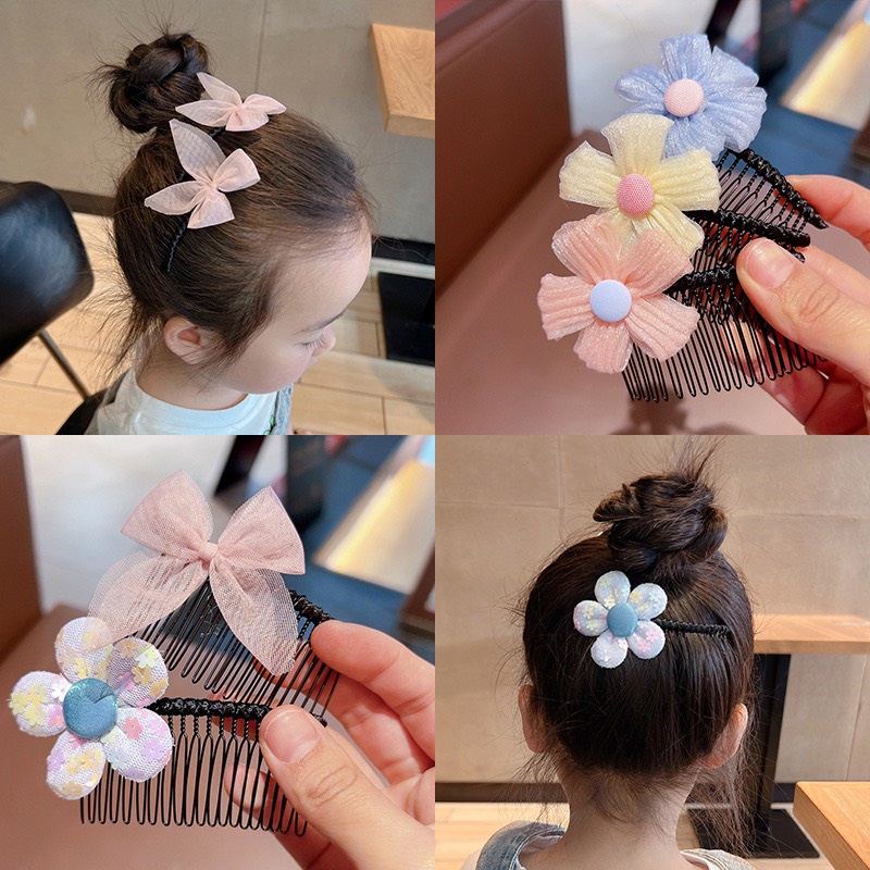 Kẹp xước tóc hình Hoa dễ thương cho bé gái - BKS03