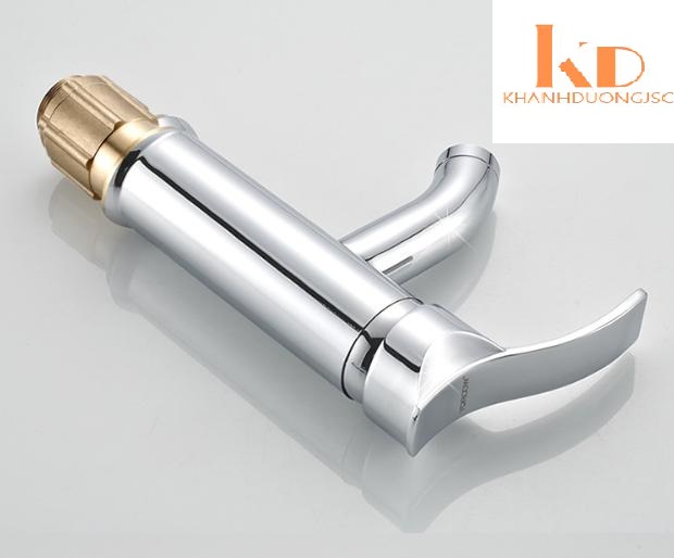 Vòi lavabo nóng lạnh LAWAVE lõi đồng mạ Crom + Tặng kèm dây cấp nóng lạnh