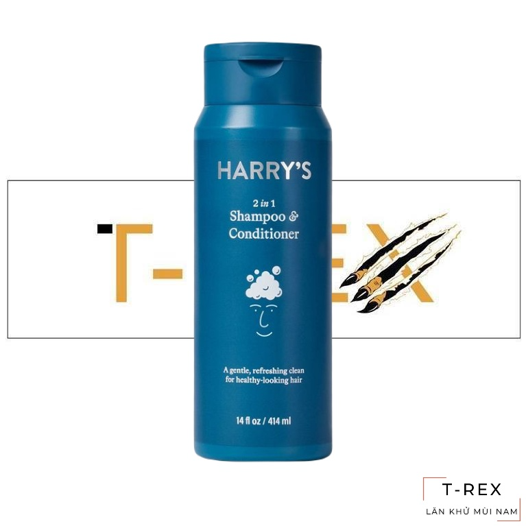 Dầu gội đầu 2 in 1 harry's shampoo & conditioner 414ml