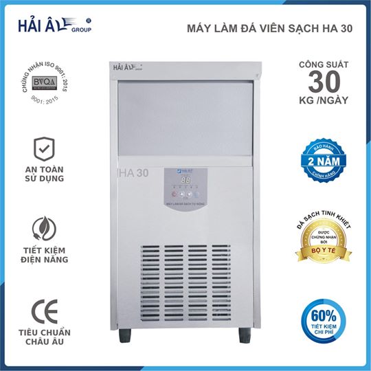 Máy làm đá viên hải âu ha 30