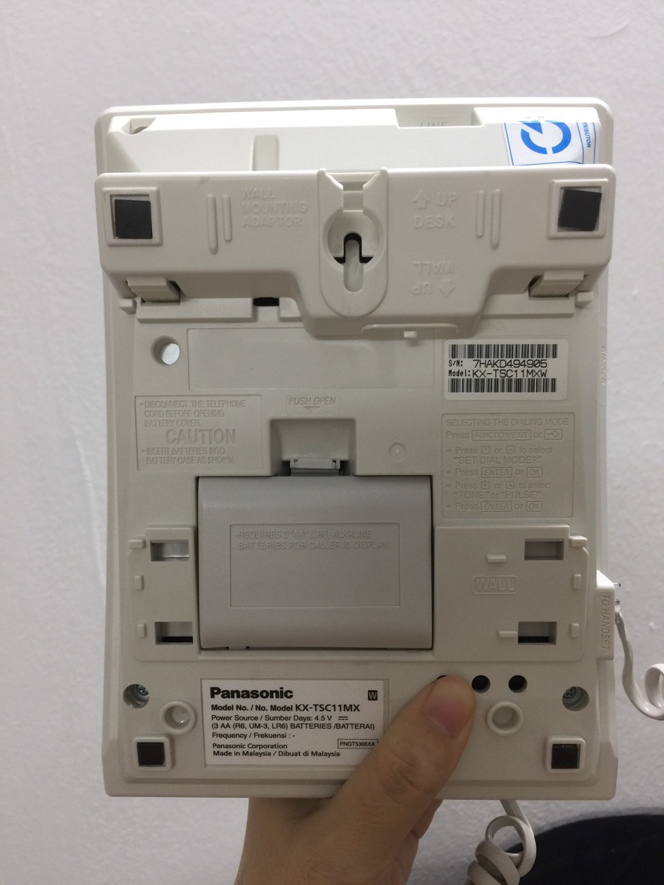 Điện thoại để bàn panasonic kx-tsc11