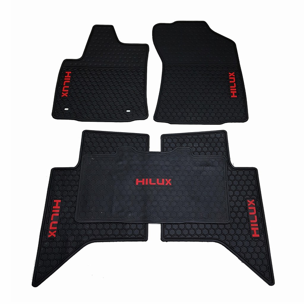 Thảm lót sàn cao su Cao cấp xe Toyota Hilux Revo 2016-2020