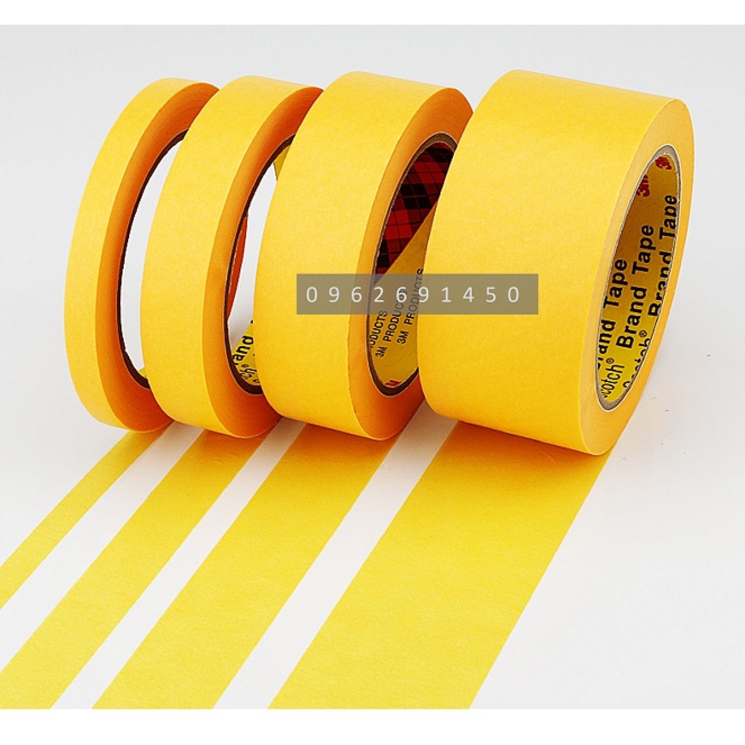 Băng dính giấy 3M 244 che sơn Masking Tape