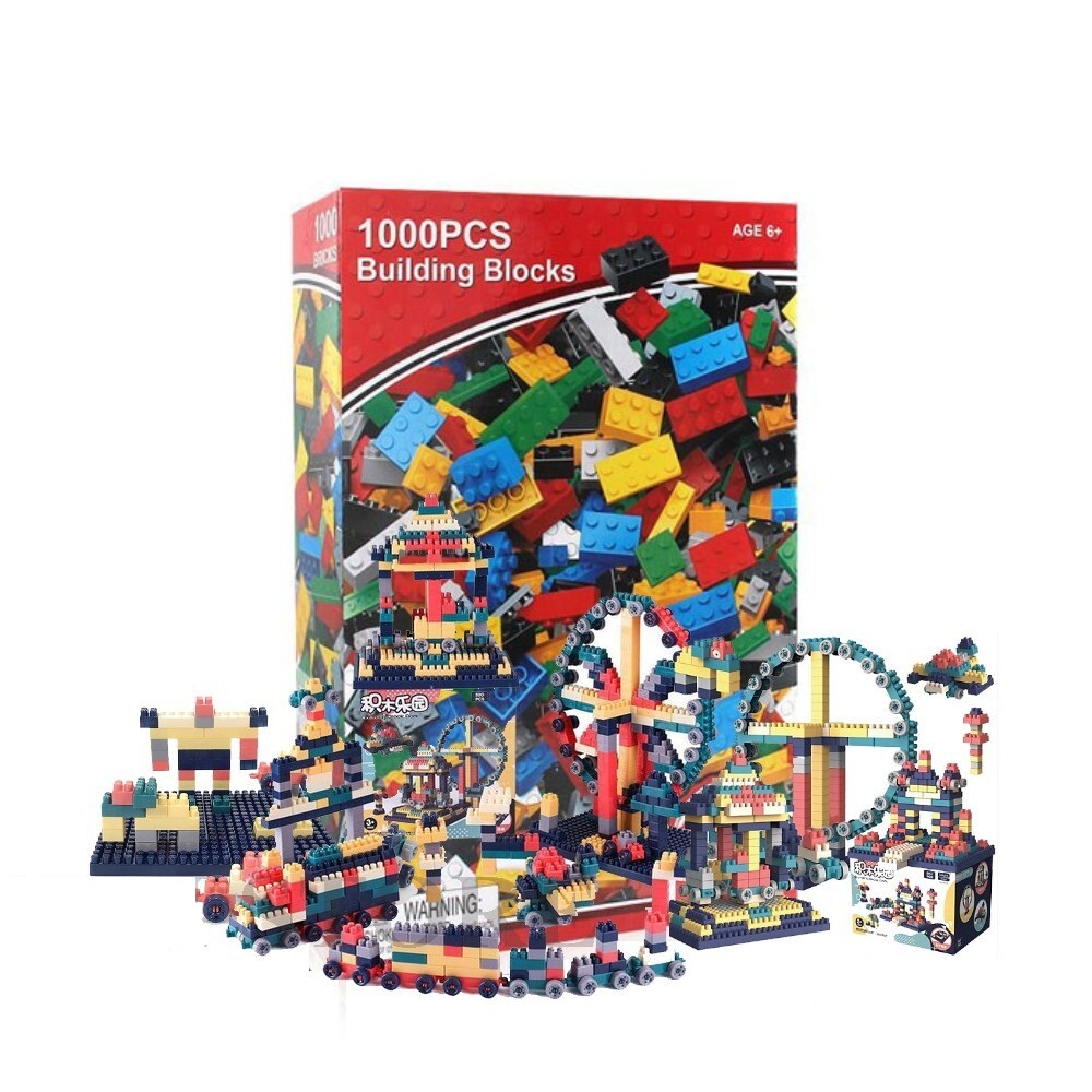 Bộ lego lắp ráp 1000 chi tiết, đồ chơi lắp ghép phát triển trẻ toàn diện - bộ xếp hình cho bé gego