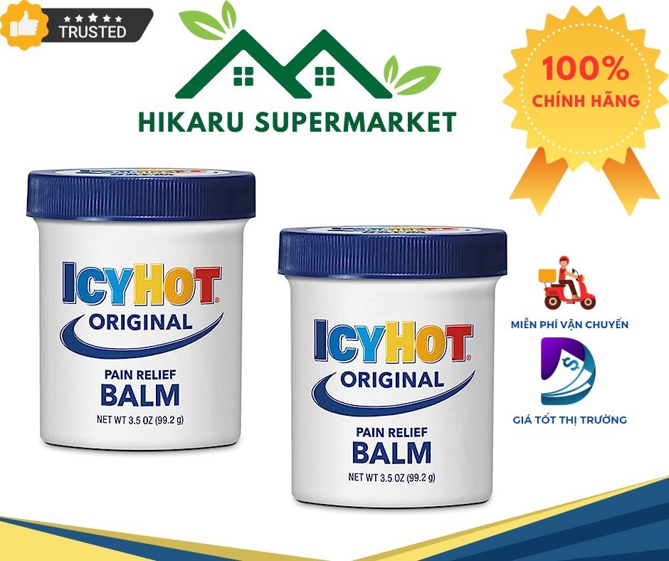 Dầu xoa bóp giảm đau nhức icy hot balm pain relieving extra strength 99.2g