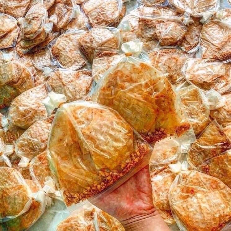 Bánh tráng Muối nhuyễn Xì ke Tỏi đặc sản Tây Ninh