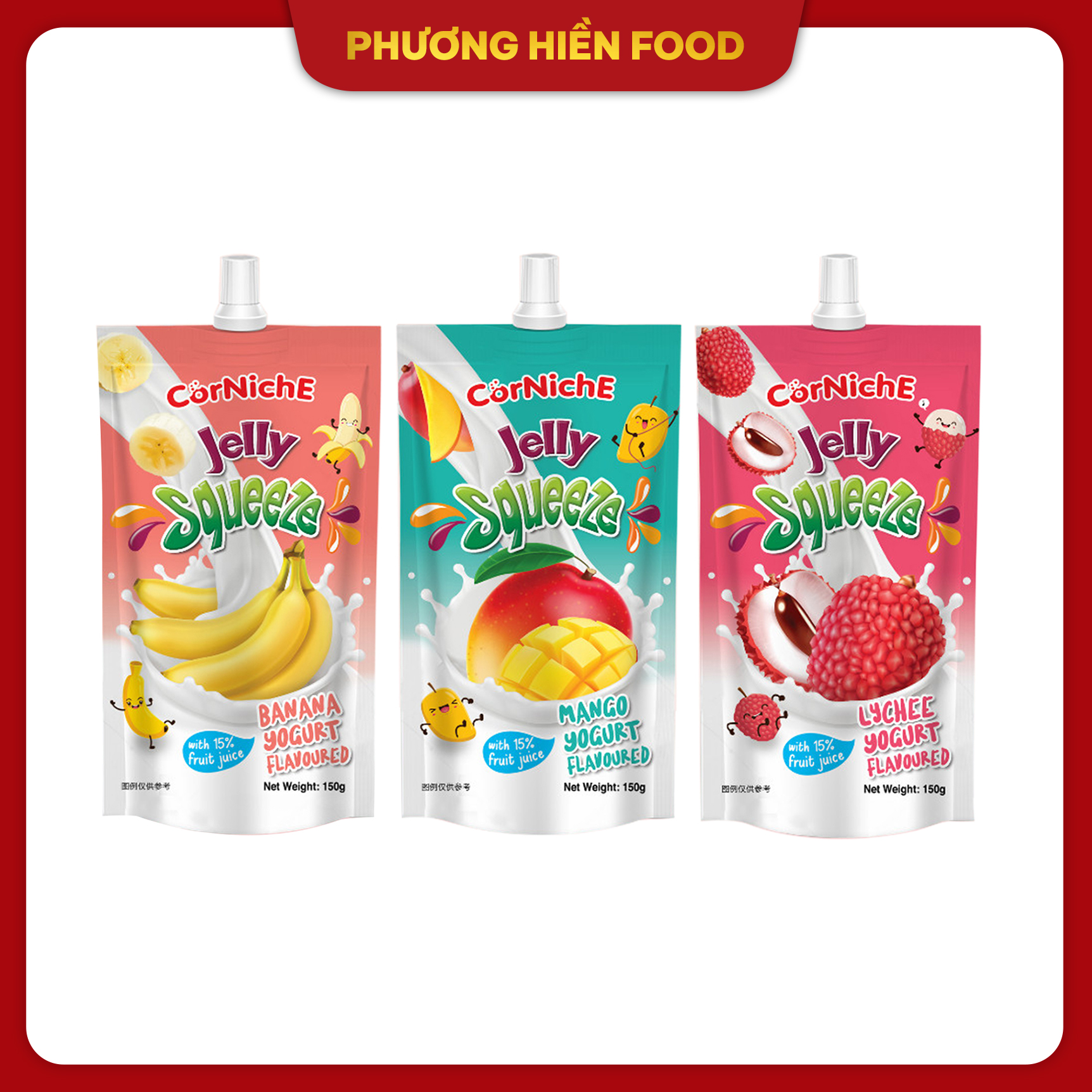 Thạch yogurt vị xoài hiệu corniche 150g