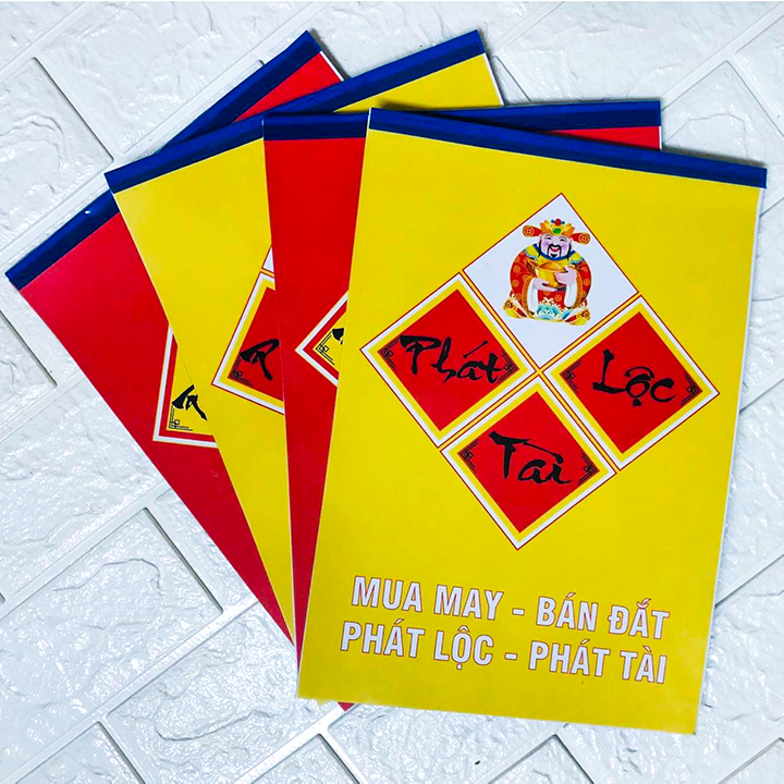 Combo 5 SP Sổ Đặt Cọc Nhà Đất - 3 Liên Tự In Viết 1 Được 3 - Mẫu mới nhất 2021 có Bìa Gương