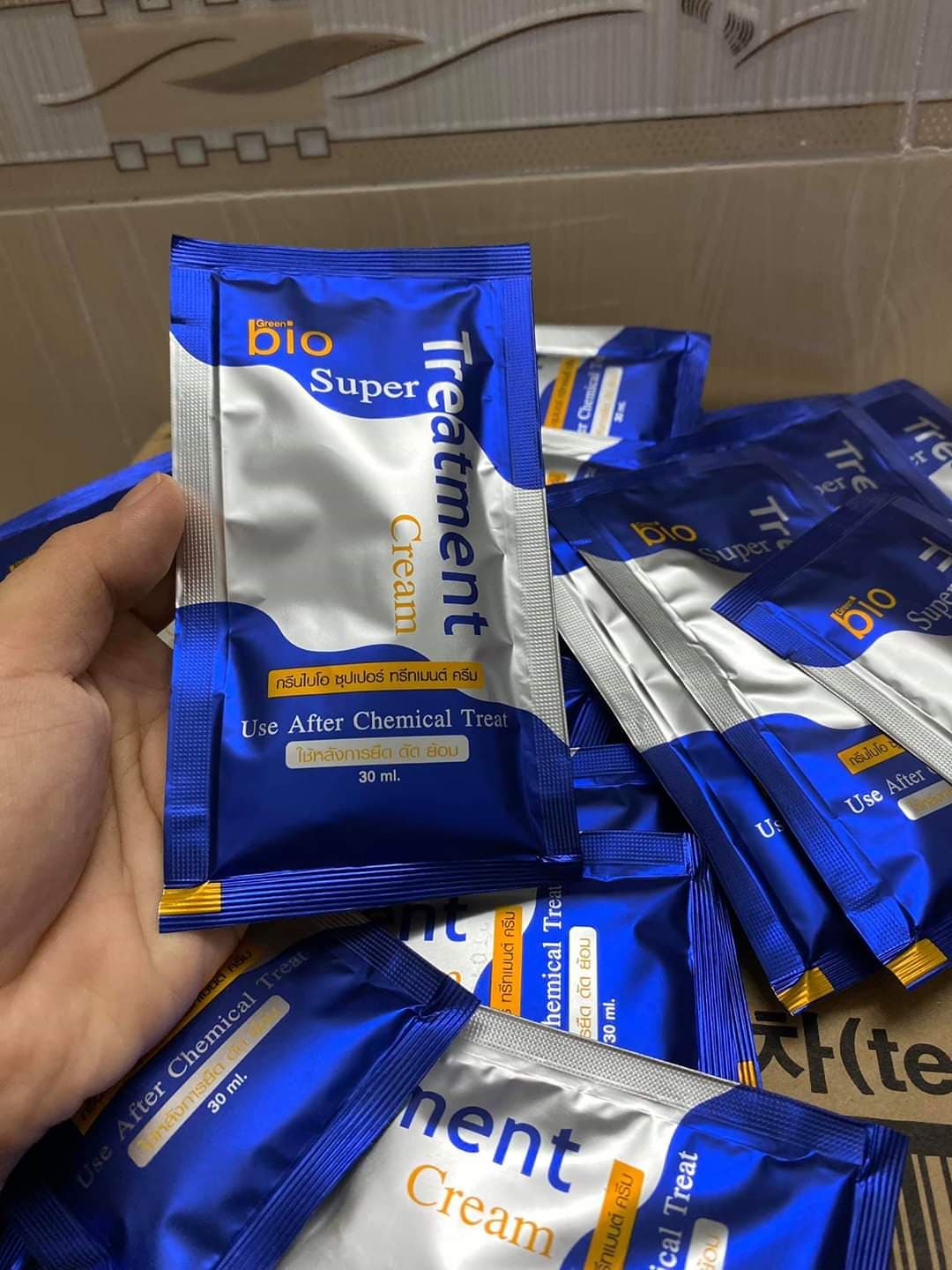 Combo 5 gói kem ủ tóc BIO SUPER TREATMENT Thái Lan