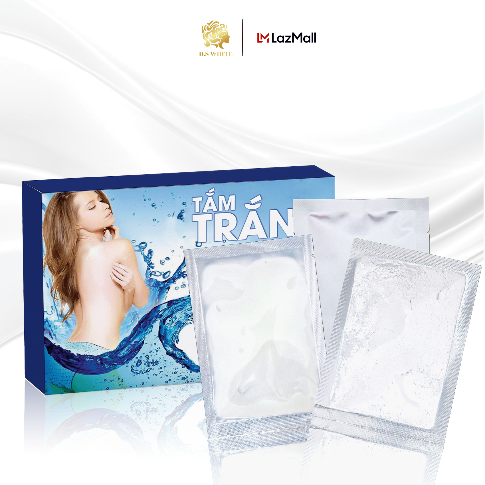 Tắm Trắng Phi Thuyền Dưỡng Trắng Body, Combo 3 Gói