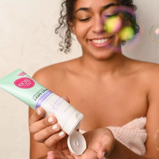 HÀNG MỸ Kem cạo lông làm mềm da EOS Shea Butter Shave Cream 207ml