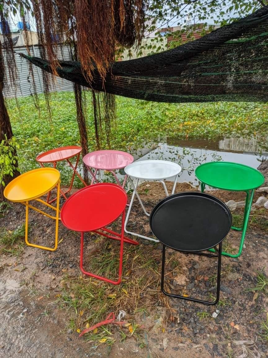 BÀN TRÀ CHANH CAFE, TRÀ SỮA CHÂN GẤP GỌN