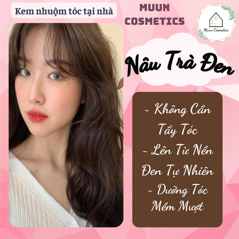Thuốc nhuộm tóc nâu trà đen