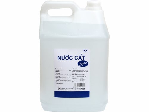 Nước cất tinh khiết lần 1 lần 2 can 5l sản phẩm đạt đủ tiêu chuẩn chất lượng